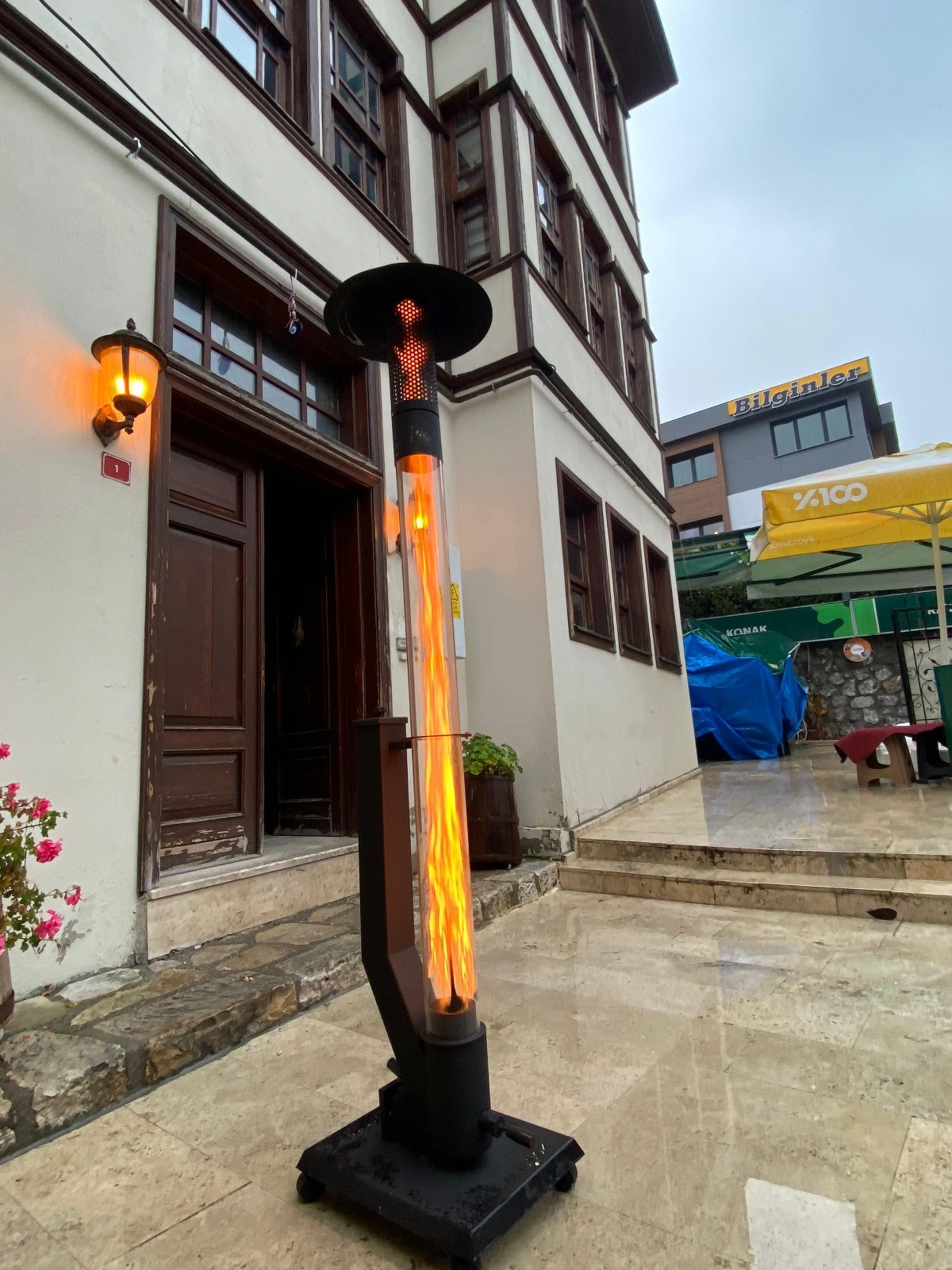 CLEMENT DEKORATİF ROKET TİPİ CAMLI PELET SOBA